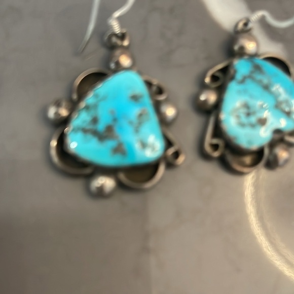 REAL Turquoise Earrings - Picture 3 of 3